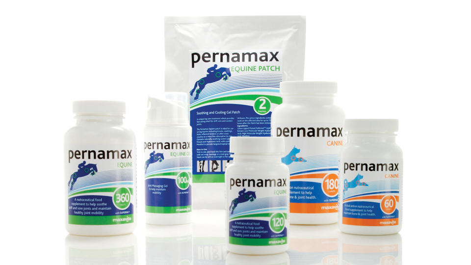 Pernamax, animal health pharmaceuticals. Cambridge design agency, Cambridge photography, illustration, typography, Cambridge print, design, packaging, photography, advertising, printed materials, website design, 3D animation.