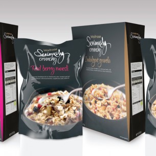 Waitrose muesli and granola range concepts.