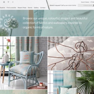 Webstite Home page design - Barker & Barker